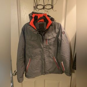 Ski and snowboard jacket. Killtec Level 3. Usa size 10. Gray.